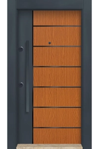 DORTURK ÇELİK KAPI SİSTEMLERİ Dış Iklim Kapısı, Yağmura Güneşe Dayanıklı Çelik Kapı Sağ 9